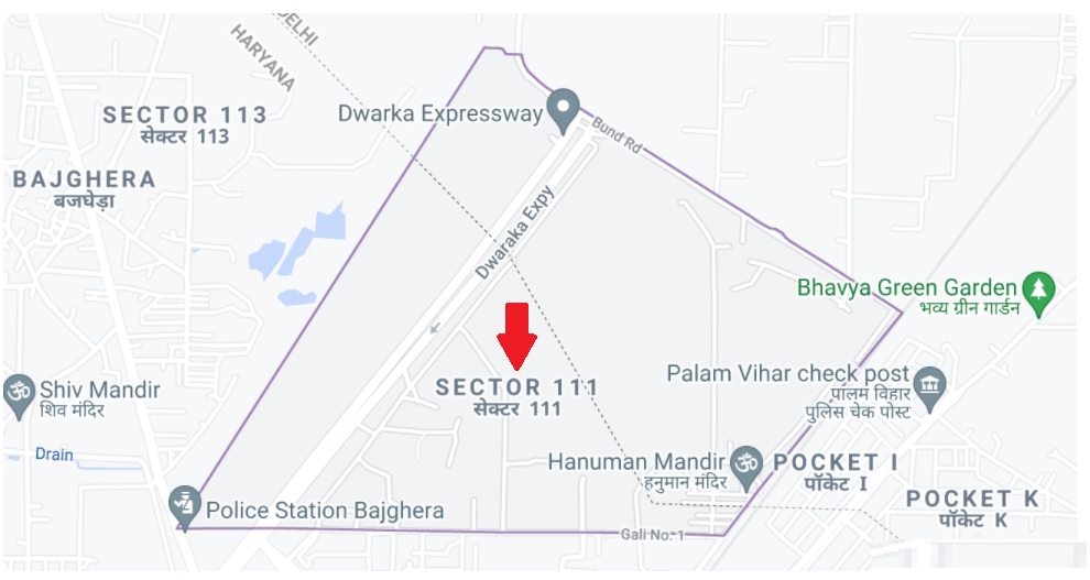 Smart World Commercial Sector 111 Location Map